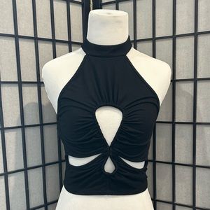 Cut out halter top